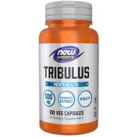 Tribulus 500 mg - ekstrakt standaryzowany na 45% Saponin (100 kaps.) NOW Foods