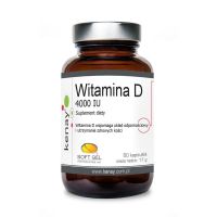 Witamina D3 4000 IU /cholekalcyferol/ 100 mcg (60 kaps.) Kenay
