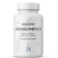 JärnKomplex - Żelazo 25 mg + Witamina C 25 mg (90 kaps.) Holistic