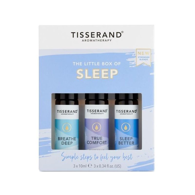 The Little Box of Sleep - Zestaw olejków eterycznych na dobry sen (3 x 10 ml) Tisserand
