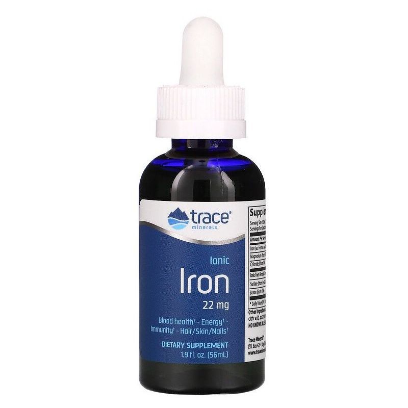 Ionic Iron - Żelazo /siarczan żelaza/ 16,5 mg (56 ml) Trace Minerals