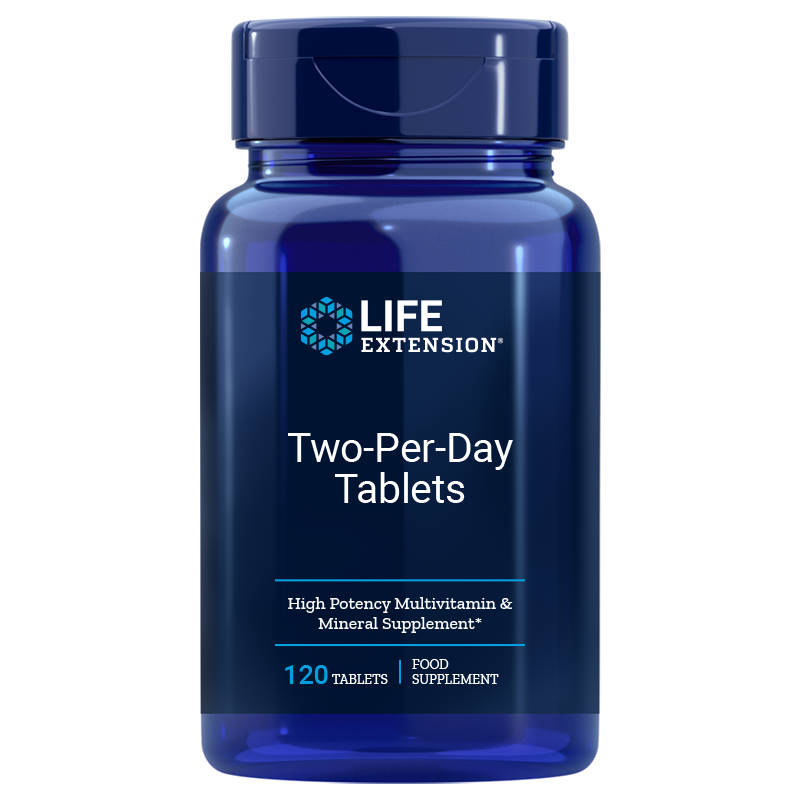 Two-Per-Day Tablets - Zestaw Witamin i Minerałów (120 tabl.) Life Extension