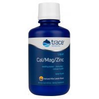 Liquid Cal/Mag/Zinc - Wapń + Magnez + Cynk - smak Pina Colada (473 ml) Trace Minerals