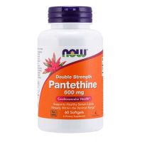 Double Strength Pantethine - Pantetyna 600 mg (60 kaps.) NOW Foods