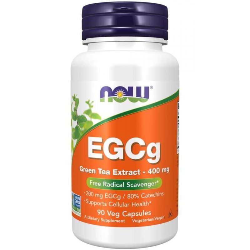 EGCg Green Tea Extract - Zielona Herbata ekstrakt 400 mg (90 kaps.) NOW Foods