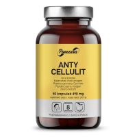 Anty Cellulit - Koper włoski + OPC +  Pluskwica groniasta + Gotu kola + Przytulia czepna + Zielona herbata (50 kaps.) Panaseus