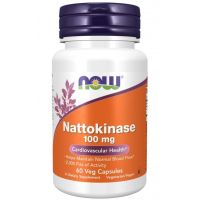 Nattokinase - Nattokinaza 100 mg (60 kaps.) NOW Foods