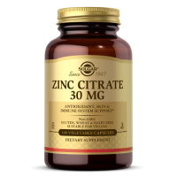 Cynk - Zinc Citrate/Cytrynian Cynku 30 mg (100 kaps.) Solgar