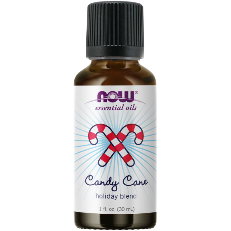 Candy Cane Oil Blend - świąteczna mieszanka olejków (30 ml) NOW Foods