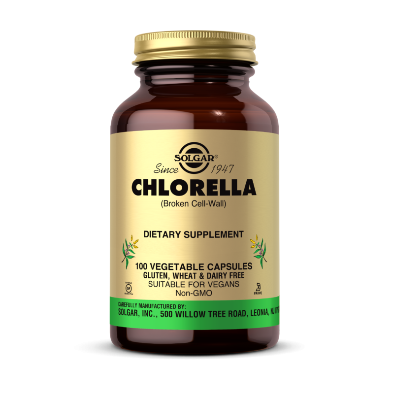 Chlorella 520 mg - rozerwane ściany komórkowe (100 kaps.) Solgar