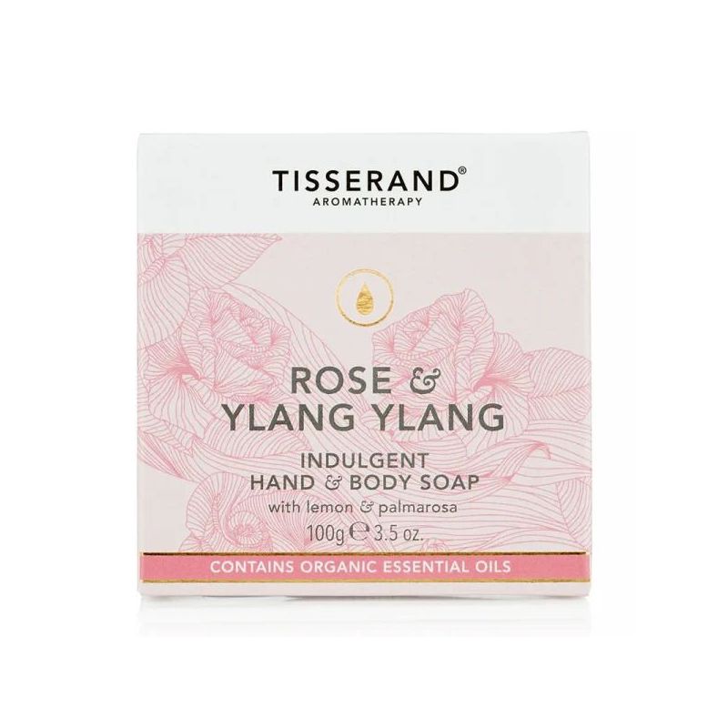 Rose & Ylang Ylang Indulgent  Hand and Body  Soap - Mydło Rose & Ylang Ylang do rąk i ciała (100g) Tisserand