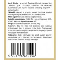 Grzyb Shiitake (Shitake) 400 mg - ekstrakt 10% polisacharydów (90 kaps.) Yango