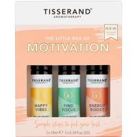 The Little Box of Motivation - Pakiet olejków eterycznych roll-on na lepszą motywację (3 x 10 ml) Tisserand