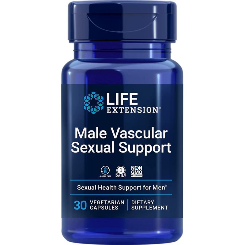 Male Vascular Sexual Support - Ekstrakt z Czarnego Imbiru KaempMax (30 kaps.) Life Extension