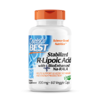 R-Lipoic Acid with BioEnhanced Na-RALA - Kwas R-liponowy 100 mg + D-Biotyna (60 kaps.) Doctor's Best