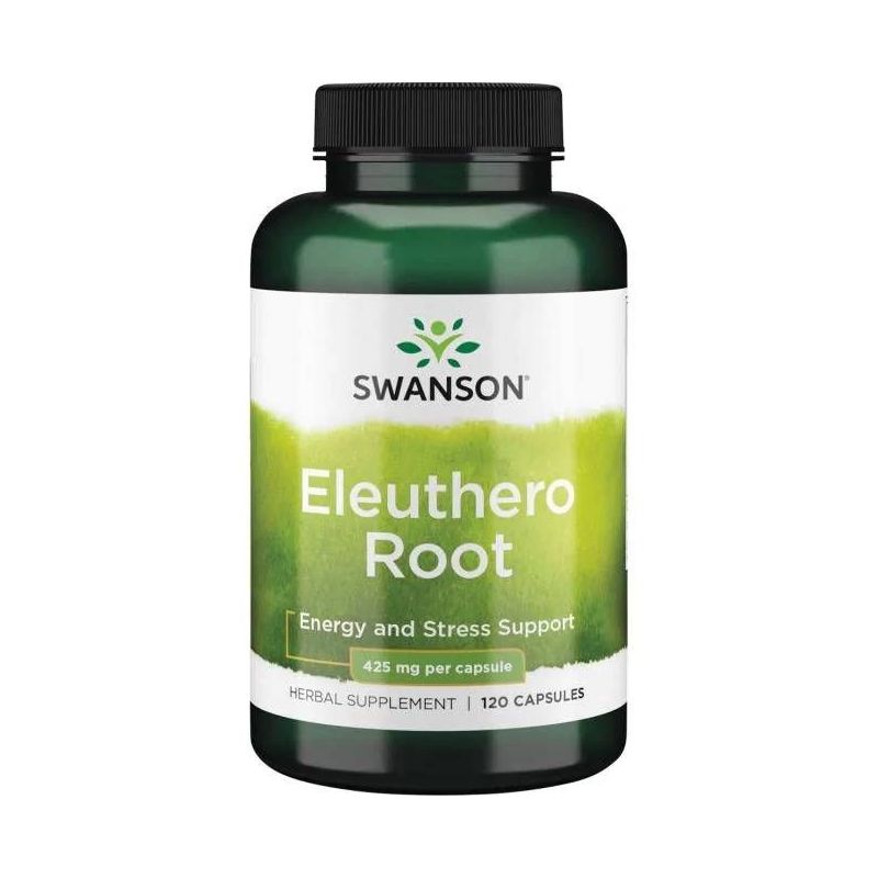 Eleuthero Root 425 mg - Żeń-szeń Syberyjski (120 kaps.) Swanson