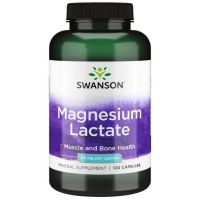 Magnesium Lactate - Magnez /mleczan magnezu/ + L-leucyna (120 kaps.) Swanson