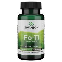 Fo-Ti (He-Shou-Wu) ekstrakt standaryzowany - Rdest Wielokwiatowy 500 mg (60 kaps.) Swanson