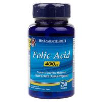 Folic Acid 400mcg (250 tabl.) - kwas foliowy Holland & Barrett