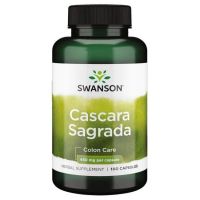Cascara Sagrada - Kora Szakłaka Amerykańskiego 450 mg (100 kaps.) Swanson