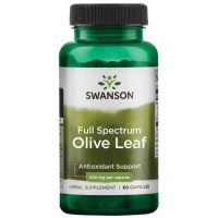 Full Spectrum Olive Leaf - Liść Oliwny 400 mg (60 kaps.) Swanson