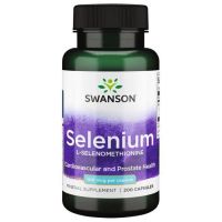 Selenium L-Selenomethionine - Selen SeLECT® 100 mcg (200 kaps.) Swanson