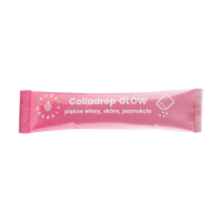 Colladrop Glow - hydrolizowany Kolagen HM typu I i III - Skóra Włosy Paznokcie - saszetki 6,2 g (30 szt.) Aura Herbals