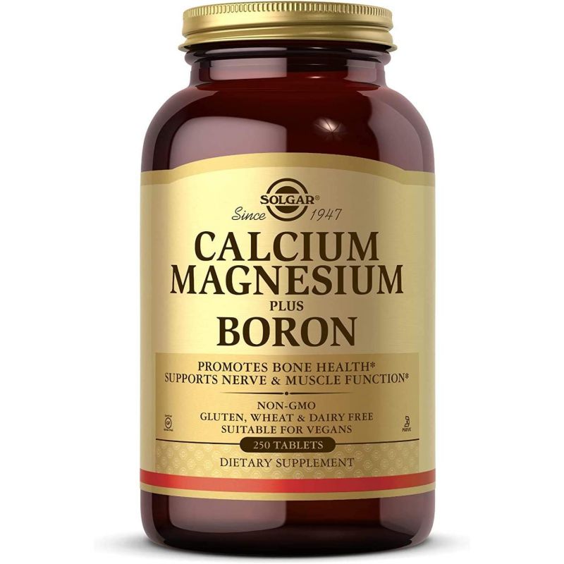 Calcium Magnesium plus Boron - Wapń, Magnez plus Bor (250 tabl.) Solgar
