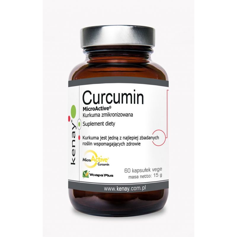 Curcumin MicroActive® - Kurkuma zmikronizowana 250 mg (60 kaps.) Kenay
