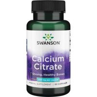 Calcium Citrate - Wapń /cytrynian wapnia/ 200 mg (60 kaps.) Swanson