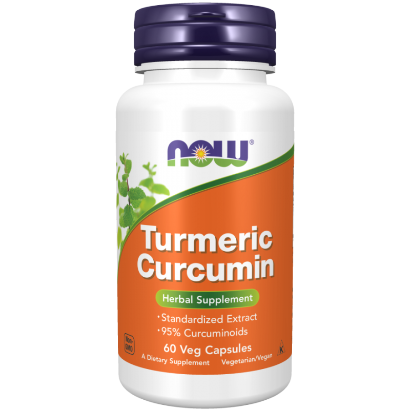 Kurkumina - Turmeric Curcumin 95% (60 kaps.) NOW Foods
