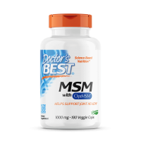 MSM with OptiMSM - Siarka MSM /metylosulfonylometan/ 1000 mg Vegan (180 kaps.) Doctor's Best