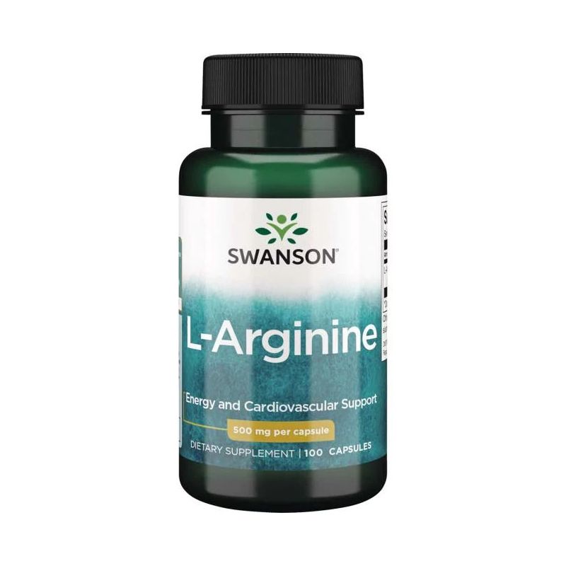 L-Arginina 500 mg (100 kaps.) Swanson