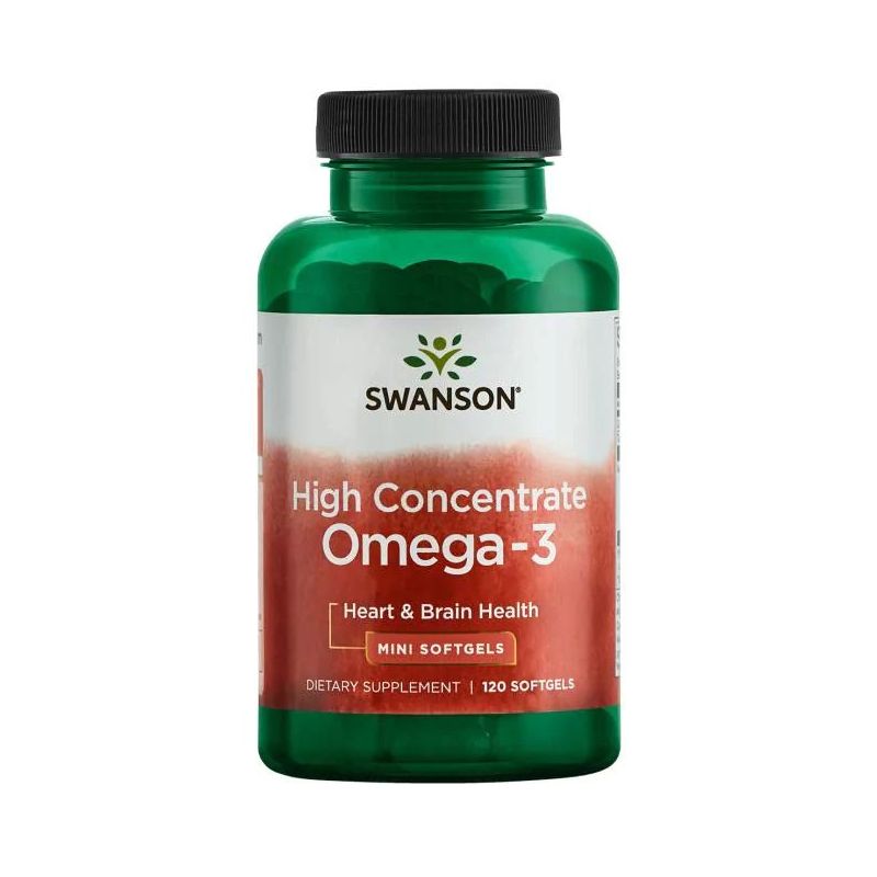 High Concentrate Omega-3 - Kwasy Omega3 570 mg (120 kaps.) Swanson