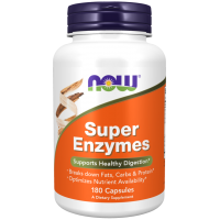 Super Enzymes - Enzymy trawienne (180 kaps.) Now Foods