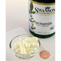 Witamina B3 - Niacyna (Niacinamide) 500 mg (250 kaps.) Swanson