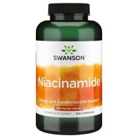Witamina B3 - Niacyna (Niacinamide) 500 mg (250 kaps.) Swanson