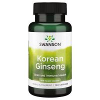 Korean Ginseng - Żeń-szeń Koreański 500 mg (100 kaps.) Swanson