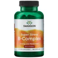 Super Stress B-Complex z Witaminą C (100 kaps.) Swanson
