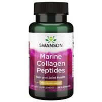 Marine Collagen - Hydrolizowany Kolagen z ryb Typ I 400 mg (60 kaps.) Swanson