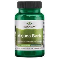 Migdałecznik Arjuna Bark -  0,5% Kwasu Arjunowego - Kwas Arjunowy 500 mg (60 kaps.) Swanson