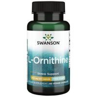 L-ornithine - L-Ornityna 500 mg (60 kaps.) Swanson