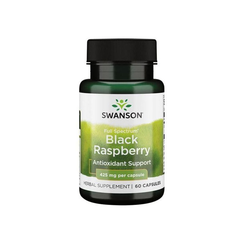 Black Raspberry Full Spectrum - Czarna Malina (owoc) 425 mg (60 kaps.) Swanson