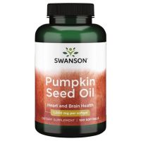Pumpkin Seed Oil - Olej z pestek dyni 1000 mg (100 kaps.) Swanson