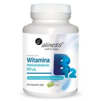 Witamina B12 /metylokobalamina/ 950 mcg (100 kaps.) Aliness