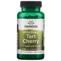 HiActives Tart Cherry - Wyciąg 25:1 z Wiśni 465 mg (60 kaps.) Swanson