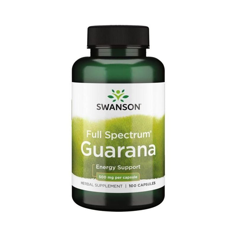 Full Spectrum Guarana 500 mg (100 kaps.) Swanson