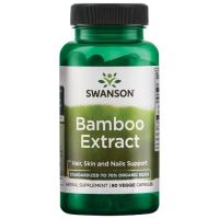 Bamboo Extrakt - Ekstrakt z Bambusa 300 mg - 70% krzemu (60 kaps.) Swanson