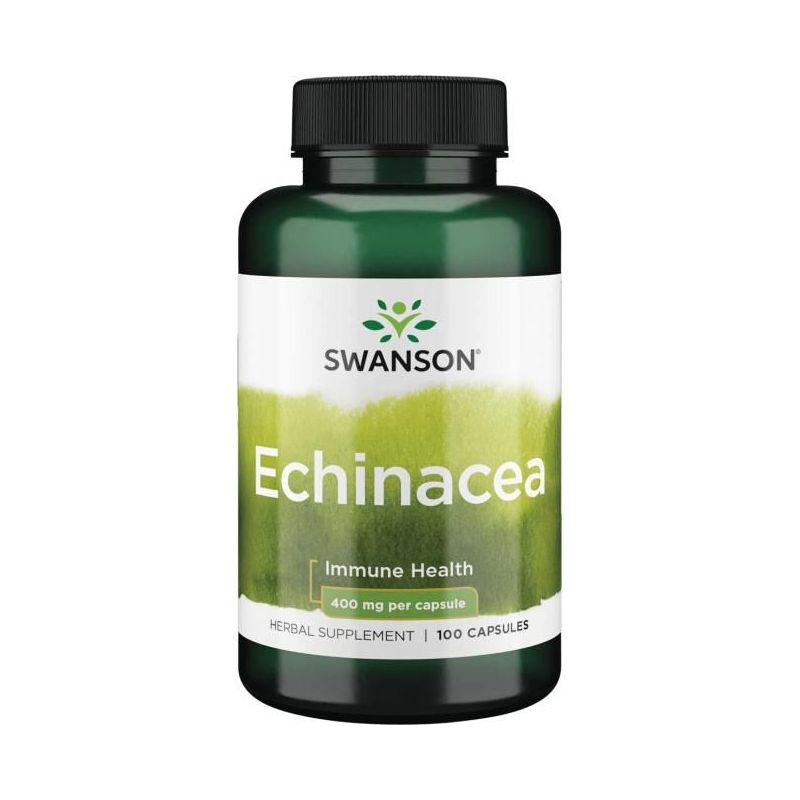 Echinacea - Jeżówka Purpurowa 400 mg (100 kaps.) Swanson