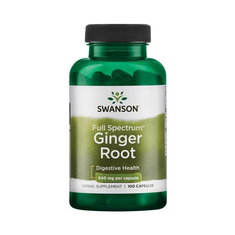 Full Spectrum Ginger Root - Imbir 540 mg (100 kaps.) Swanson